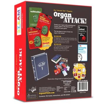 Engaging Organ Attack! Card Game for Family Fun