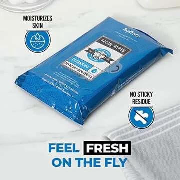 Game Face Cleansing Face Wipes for Active Lifestyles