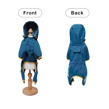 Cosibell Waterproof Dog Raincoat for Small Medium Dogs