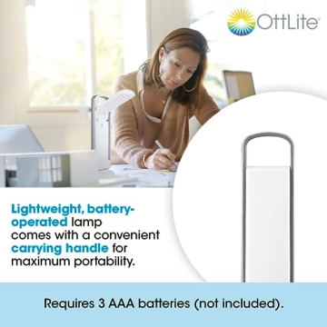 OttLite Portable LED Task Lamp for Crafting and Reading