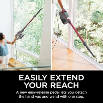 Renewed SHARK HV370 Rocket Pro Corded Vacuum - Comet Red