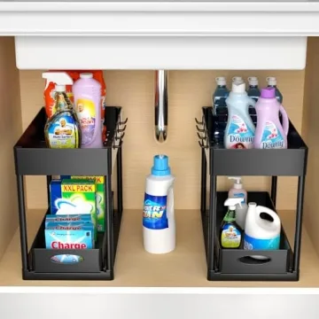 PUILUO Under Sink Organizer - Stylish and Functional Storage