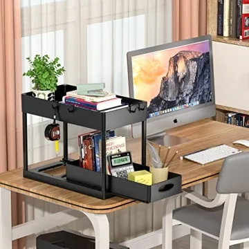 PUILUO Under Sink Organizer - Stylish and Functional Storage