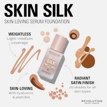 Revolution Beauty Skin Silk Serum Foundation - Light Coverage