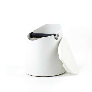 Elegant Knock Box by Crema | Holds 12-16 Pucks | Stylish Design