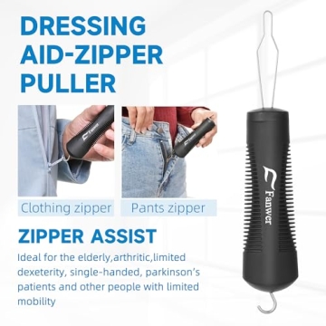 Fanwer Button Hook & Zipper Pull Helper for Easy Dressing