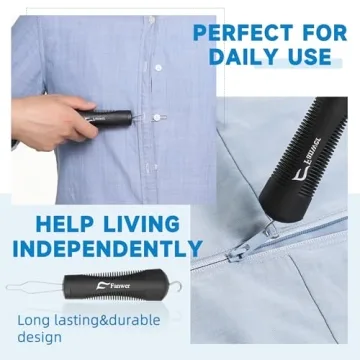 Fanwer Button Hook & Zipper Pull Helper for Easy Dressing