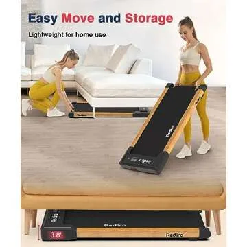 Redliro Portable Under Desk Treadmill, Ideal for Home & Office