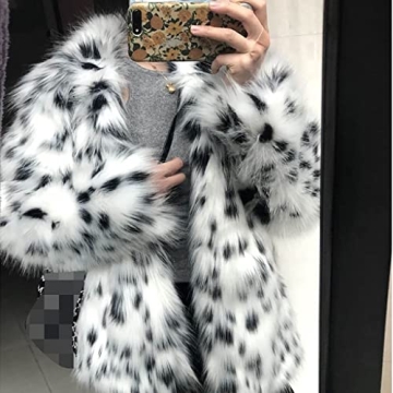 MIYYO Y2K Women's Short Faux Fur Coat for Chic Winter Style