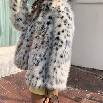 MIYYO Y2K Women's Short Faux Fur Coat for Chic Winter Style