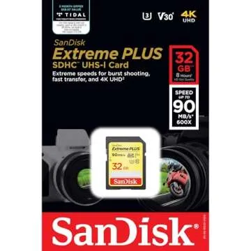 SanDisk Extreme PLUS 32GB Micro SD Card - Fast Performance