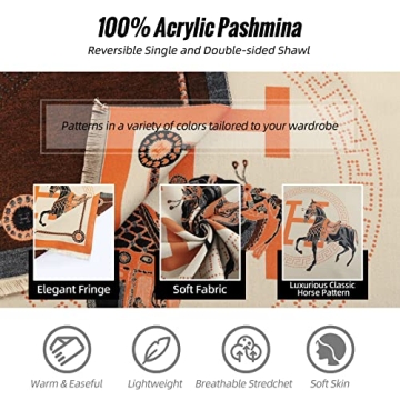 LIFWARM Scarfs for Women Shawls and Wraps for Evening Dresses Pashmina Scarves Blanket Cardigan Cape