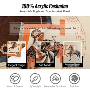 LIFWARM Scarfs for Women Shawls and Wraps for Evening Dresses Pashmina Scarves Blanket Cardigan Cape