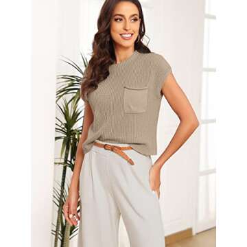 EFAN 2 Piece Outfits Women 2023 Fall Fashion Summer Matching Lounge Sweatsuits Sweat Suits Trendy Casual Cozy Knit Sweater Loungewear Palazzo Wide Leg Pants Set Clothes