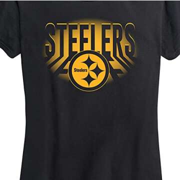 Junk Food Clothing x NFL - Pittsburgh Steelers - Team Spotlight - Women's Short Sleeve Fan T-Shirt - Size XX-Large