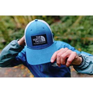 THE NORTH FACE Mudder Trucker Hat, Slate Rose/Brilliant Coral, One Size