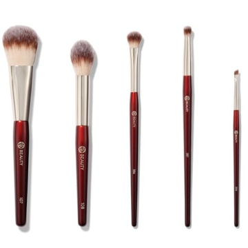 BK Beauty Precision Brush Collection – 5-Piece Professional Makeup Set