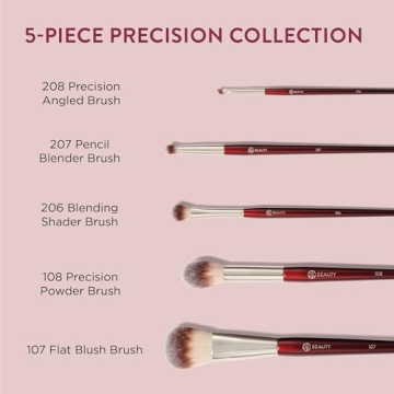 BK Beauty 5-Piece Professional Makeup Brush Set