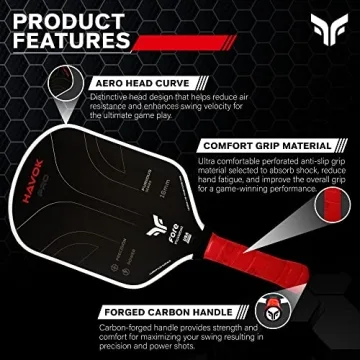 Havok Pro Pickleball Paddle for Power and Precision