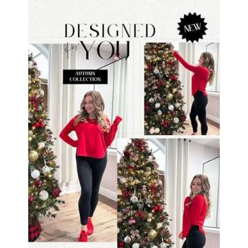 PINSPARK Women Long Sleeve Workout Shirts Moisture Wicking Activewear Top V-Neck Athleisure Shirts f...