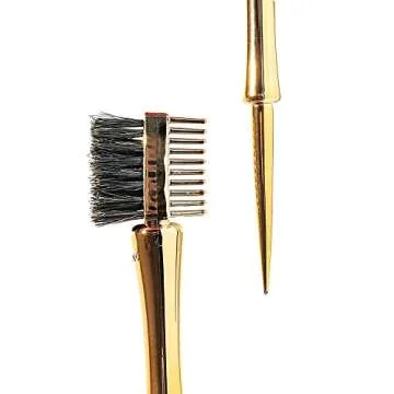 On The Edge Baby Hair – Gentle Hair Brush Styling Tool, Double-Sided Hair Edge Brush, Baby Hair Br...