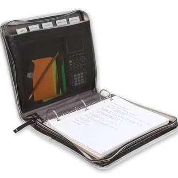 Five Star Zipper Binder with Expansion Panel for Organization