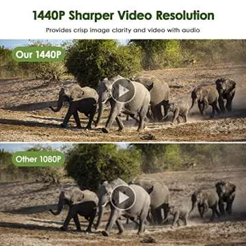 MAXDONE Trail Camera WiFi Game Camera - 1440P 32MP Trail Camera with No Glow Night Vision Motion Activated Waterproof IP66 Trail Cam for Wildlife Deer Scouting Hunting or Property Security Camera