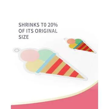 Auihiay Printable Shrink Plastic Sheets for DIY Crafts