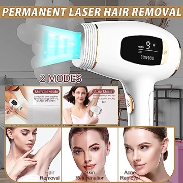 Effortless At-Home Laser Hair Removal Device for All