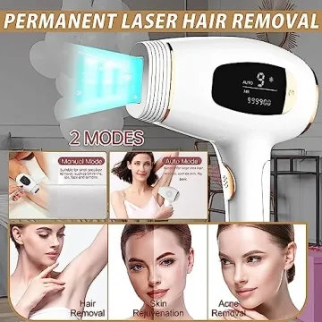 Effortless At-Home Laser Hair Removal Device for All
