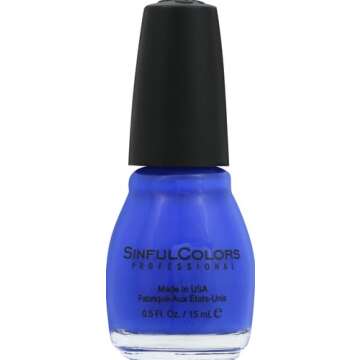 Sinful Colors Professional Nail Polish, Endless Blue, 0.5 fl oz
