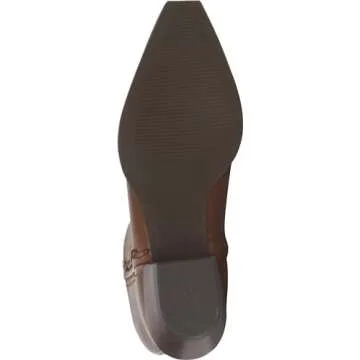 Lucky Brand Women's SHAKELL Ankle Boot, Chocolate, 9.5