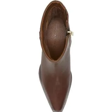 Lucky Brand Women's SHAKELL Ankle Boot, Chocolate, 9.5