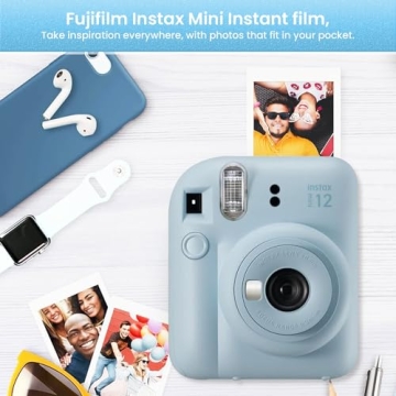 Fujifilm Mini 12 Instant Camera Bundle with Film and Accessories