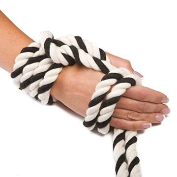 Ravenox Colorful Twisted Cotton Rope Made in USA 50 ft