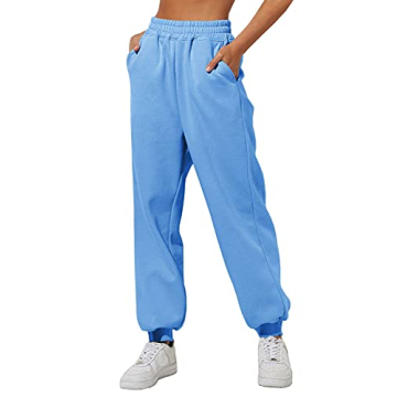 Yovela Sweatpants Women Baggy High Waisted Sweat Pants Fall Clothes Casual Joggers Y2k Aesthetic 202...
