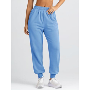 Yovela Women's Baggy High Waisted Sweatpants with Pockets