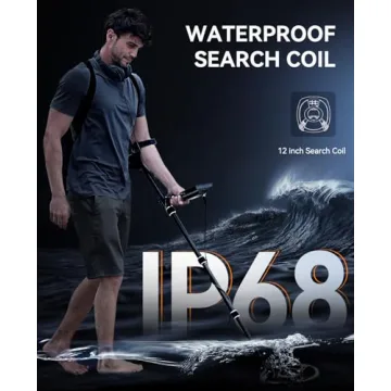 Professional SUNPOW Metal Detector with Waterproof Coil