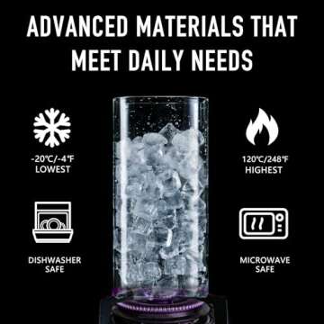 D2scrma 64oz Airtight Glass Storage Containers Set of 3