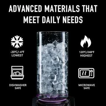 D2scrma 64oz Airtight Glass Storage Containers Set of 3