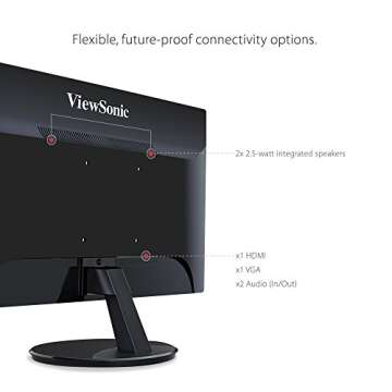 ViewSonic VA2759-SMH 27 Inch IPS 1080p 100Hz Monitor with FreeSync, HDMI and VGA Inputs
