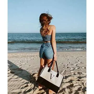 VANESSA ROSELLA Monogram Tote Bag - Custom Cotton Style