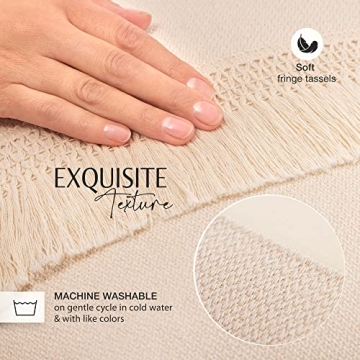 Inspired Ivory Luxe Boho Pillow Covers Set of 4