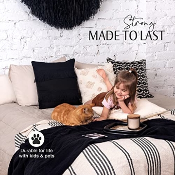 Inspired Ivory Luxe Boho Pillow Covers Set of 4