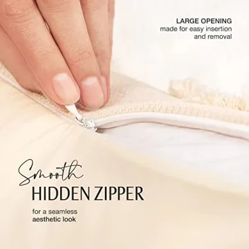 Inspired Ivory Luxe Boho Pillow Covers Set of 4