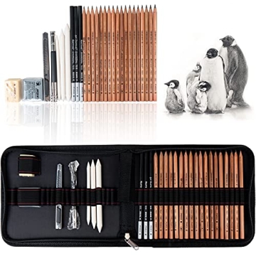 29-Piece Sketch & Drawing Art Tool Kit by Lightwish