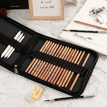 29-Piece Sketch & Drawing Art Tool Kit by Lightwish