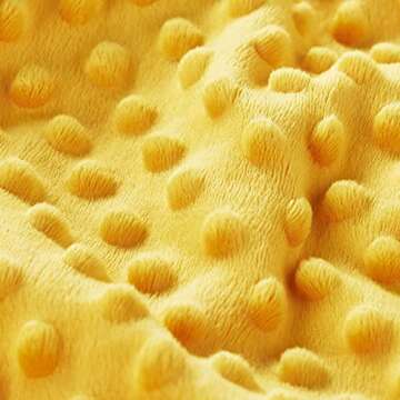 DaysU Silky Micro Soft Plush Baby Blankets Unisex with Print Animal Pattern and Soothing Raised Dots...