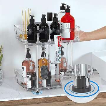 NIHEHAG Under Sink Organizer – Stylish Storage Solution