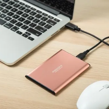 Maxone 320GB Ultra Slim Portable HDD USB 3.0 Rose Pink